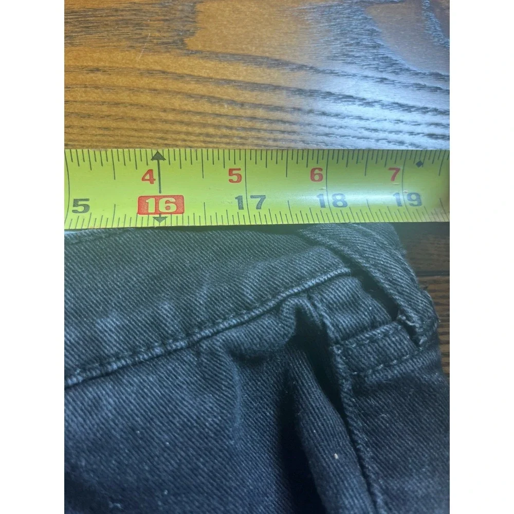 True Religion Rocco Relaxed Skinny Black Jean Short Size 36 Men's